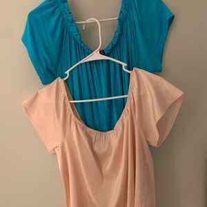 Off the shoulder bundle.